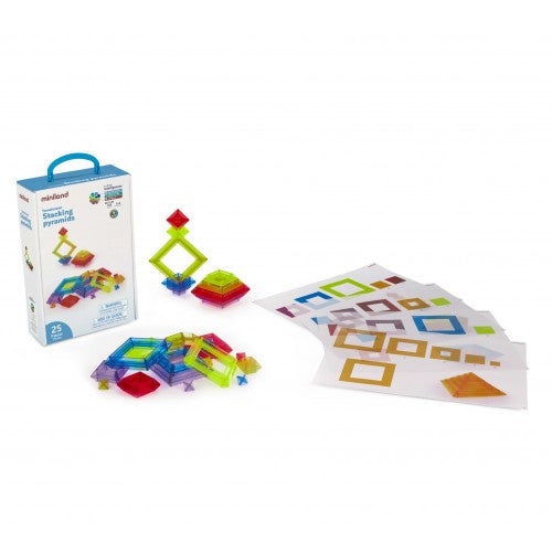 Miniland Translucent Stacking Pyramid 25 pcs