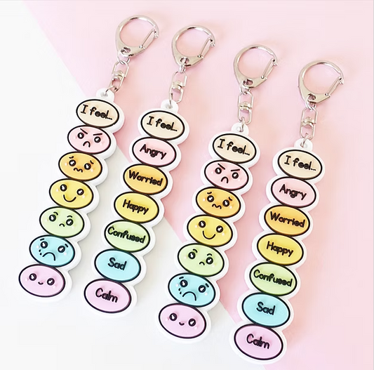 Miss T Teachables Emotional Wellbeing Keychain