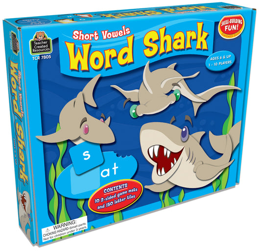 Word Shark Short Vowels Board Game