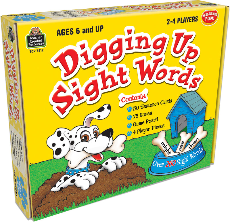 Digging Up Sight Words Board Game
