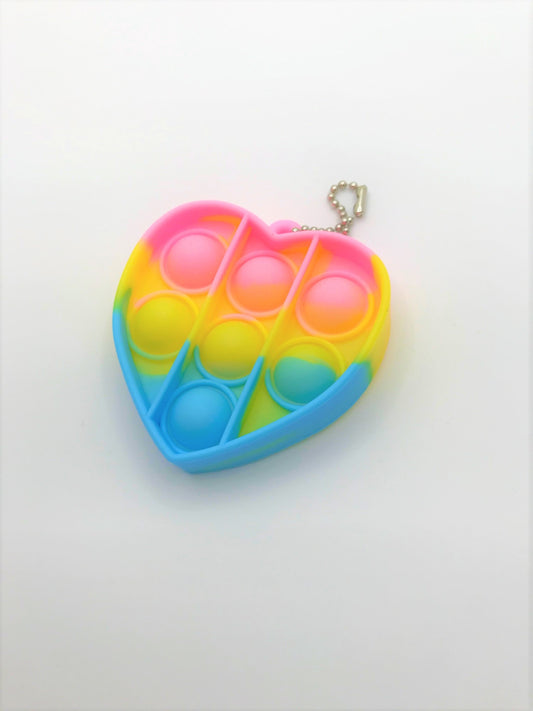 Pop it- Mini Heart Keychain